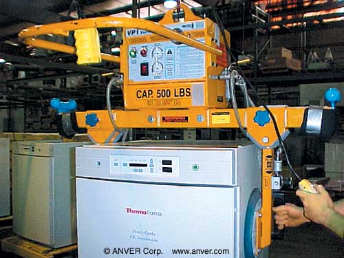 ANVER E50M2-48ASG: lifting & handling incubators 4 ft x 3 ft (1.2 m x 1.0 m) weighing up to 500 lb (227 kg)