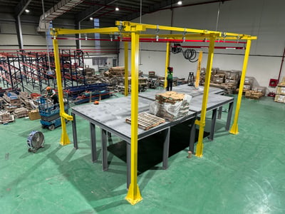 Bộ khung thanh ray thép 200 kg và ống hút chân không ANVER - ảnh 18