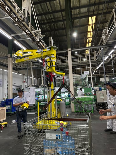 Tay nâng trợ lực di động 120 kg có cột chỉnh chiều cao - ảnh 15