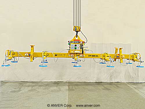 ANVER E500M10-198-5/44 ten pad electric powered vacuum lifter