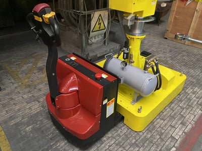 Tay nâng đế di động kèm xe kéo điện, tool kẹp dài cho lò nung - ảnh 2