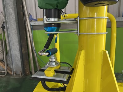 Cầu trục xoay ray nhôm đế di động hút chân không thùng giấy - ảnh 14