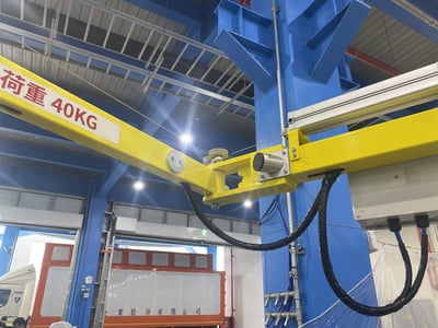 Cầu trục xoay tay khớp nối treo air balancer và tool hút khí nén - ảnh 28