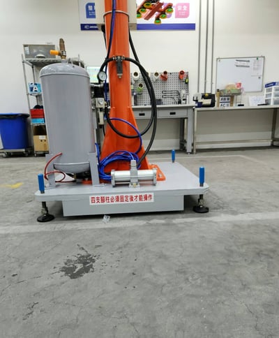 Cầu trục xoay khớp nối đế di động Lifts All hút thùng giấy - ảnh 9