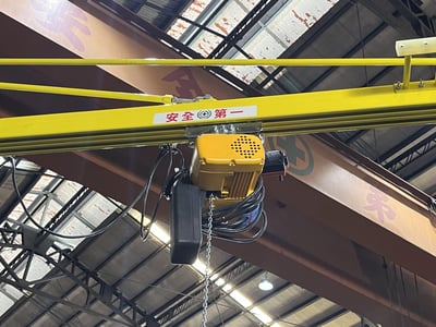 5T Rail Jib Crane with Black Bear 250 kg Electric Hoist - ảnh 20