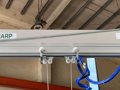 Cầu trục xoay khí nén treo mặt hút chân không hút tấm thép 100 kg - ảnh 6