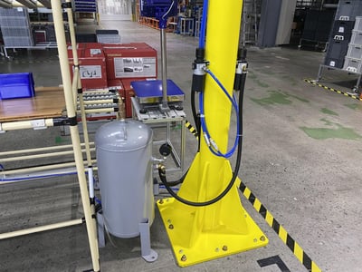 Cầu trục xoay khí nén và tool hút chân không thùng giấy carton - ảnh 5