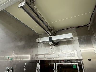 Thanh ray nhôm treo trần với air balancer FullSharp 100 kg - ảnh 2