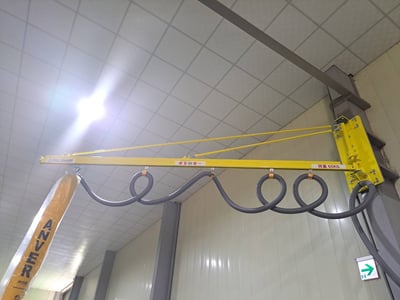 Cầu trục xoay ray 200kg treo tường, ANVER hút chân không thùng giấy - ảnh 4