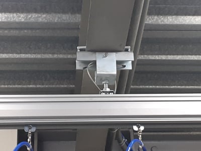 Cầu trục khí nén treo trần 200 kg, sàn xưởng trống hoàn toàn - ảnh 2