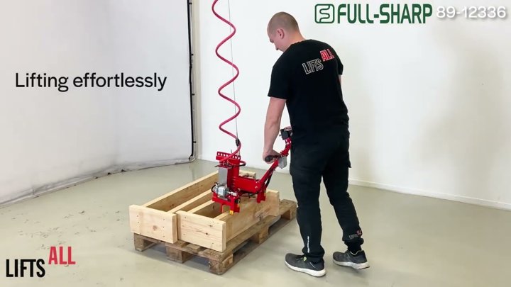 Thiết bị nâng hạ khí nén kẹp khung gỗ 20kg