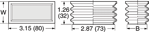 Bản vẽ giác hút BPR-3373, BPR-2473, BPR-1573