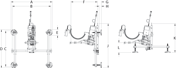 Bản vẽ kích thước ETL25M4