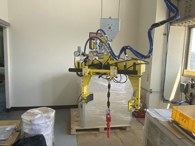 Pneumatic Jib Crane with Copper Coil Clamp for Motor Winding Workshops - ảnh 24