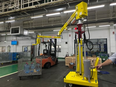 Tay nâng trợ lực di động 120 kg có cột chỉnh chiều cao - ảnh 23
