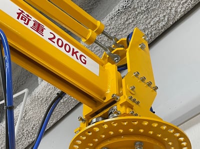 Cầu trục xoay 500 kg đế di động kèm tool kẹp thùng giấy - ảnh 8