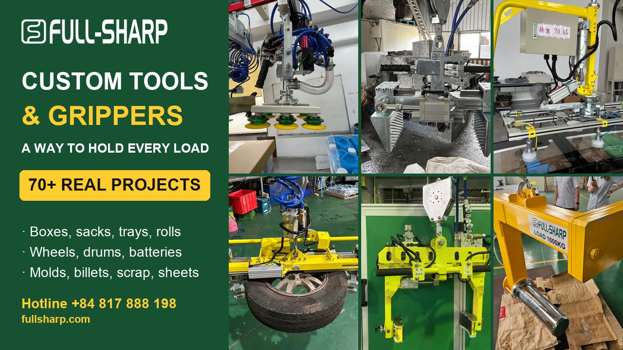 Custom Tools and Grippers: 70+ Projects Built by FullSharp