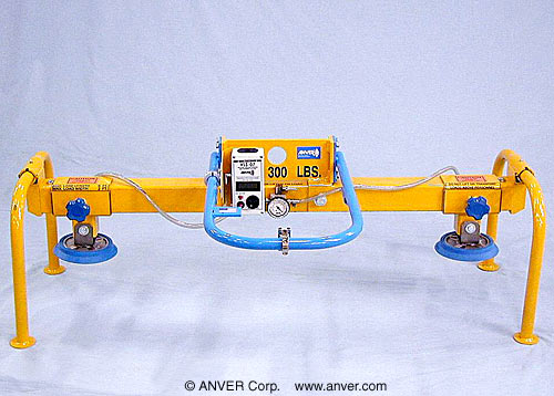 ANVER LB30M2-48: lifting & handling steel lids 6 ft x 2 ft (1.8 m x 0.6 m) up to 300 lb (136 kg)