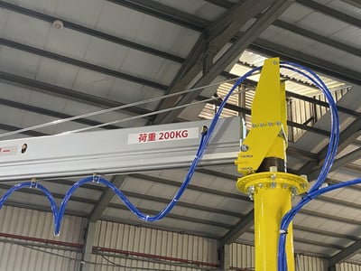 Pneumatic Jib Crane with Vacuum Lifting Pad for Metal Sheets - ảnh 5