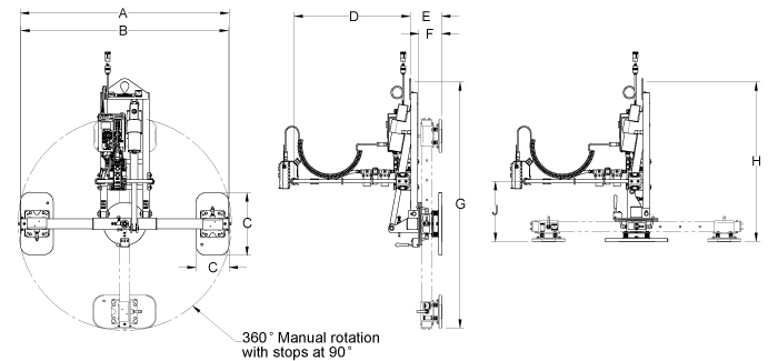 ET75M2-FPMR dimension drawing