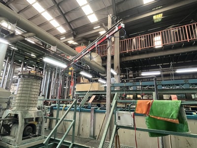 5T Overhead Rail with ENDO Pneumatic Hoist for Flammable Zones - ảnh 8