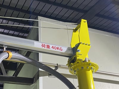 Mobile Aluminum Rail Jib Crane with ANVER Vacuum Lifter for Soundproofing Panels - ảnh 8
