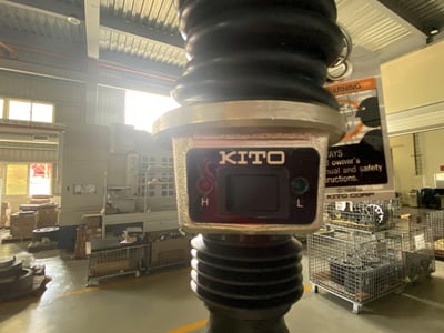 Cầu trục xoay treo pa lăng điện KITO thao tác kéo tay - ảnh 9