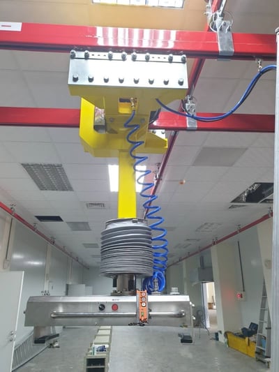 Thanh ray 5T treo trần treo tool gắp thùng phuy 200 kg - ảnh 6
