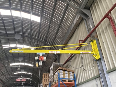 Suspended Jib Crane with Electric Hoist and Plastic Tray Hook - ảnh 20