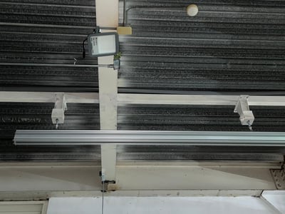 Thanh ray nhôm treo trần, cầu trục khí nén tay cầm cảm ứng lực - ảnh 10