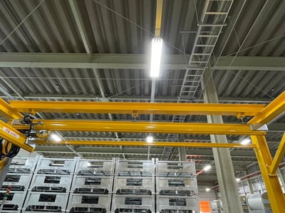 Bộ khung thanh ray 500 kg kết hợp palăng nâng hạ - ảnh 9