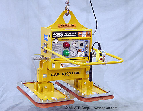 ANVER VPE3-S with PA1834-2P-36SI: lifting & handling aluminum ingots up to 6400 lb (2903 kg)