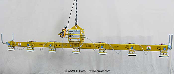 ANVER E75M7-190FP seven pad electric powered vacuum lifter