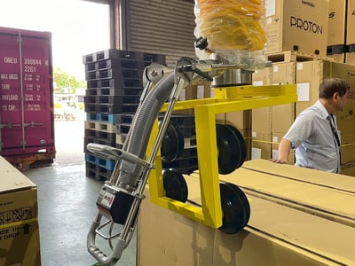 Thanh ray 5T treo trần 200 kg, ANVER hút thùng giấy bên hông - ảnh 6
