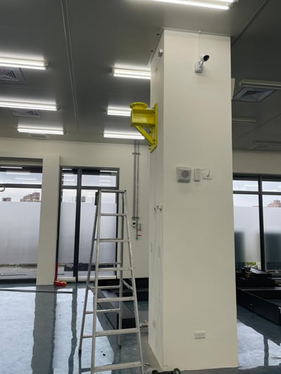 Cầu trục xoay khí nén treo tường, tay cầm cảm ứng lực - ảnh 13
