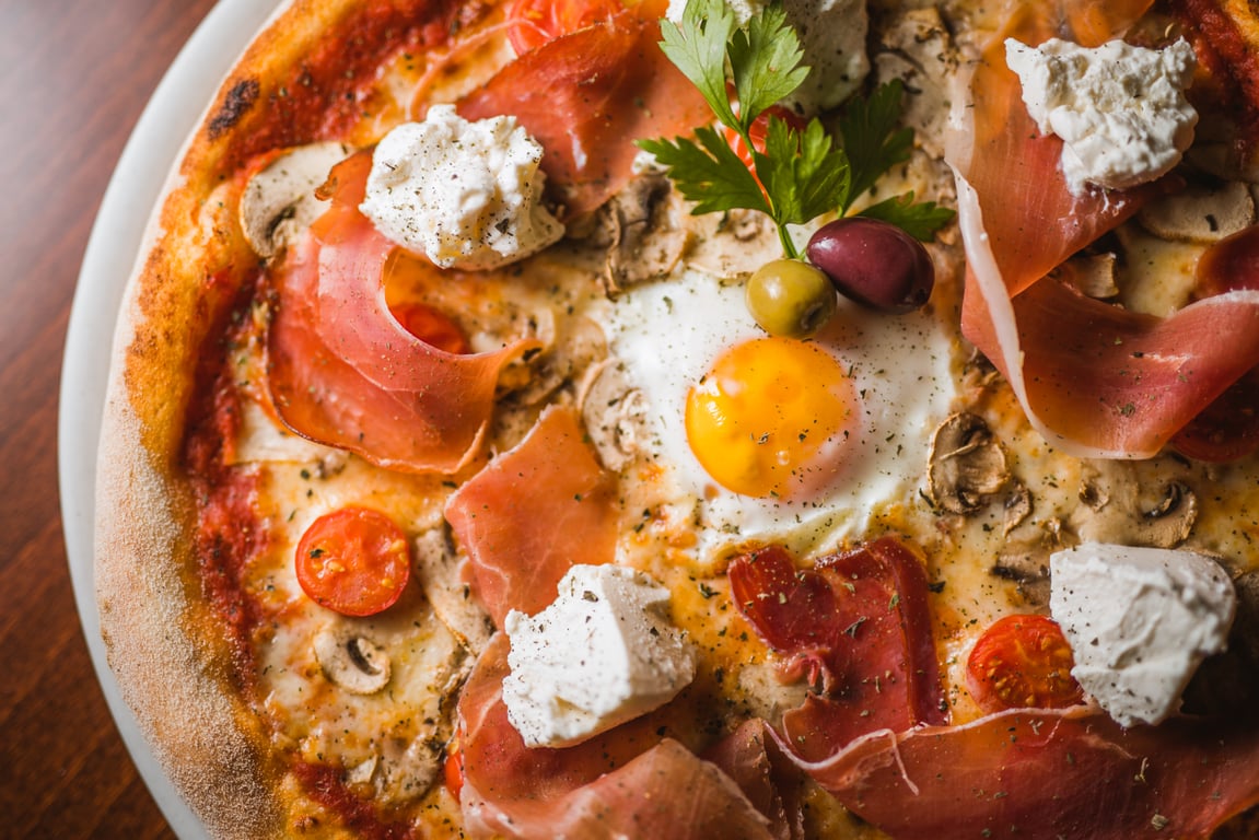 Ingredients chosen, not piled.