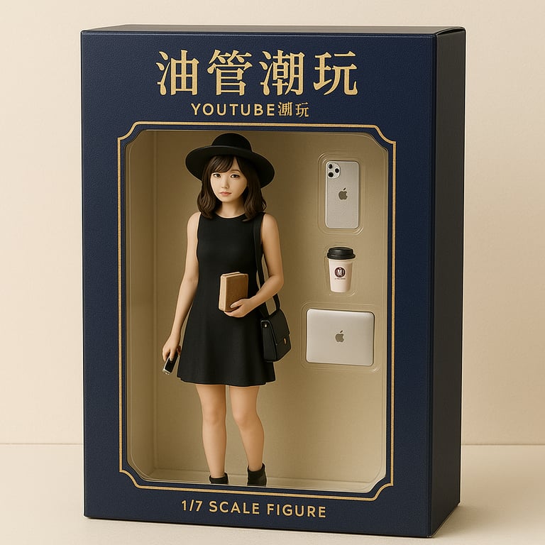 GPT-4o如何生成潮玩包装盒