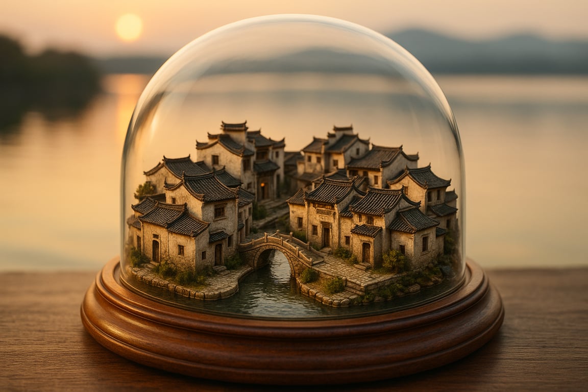用GPT-4o打造旅游景区的徽派微缩世界
