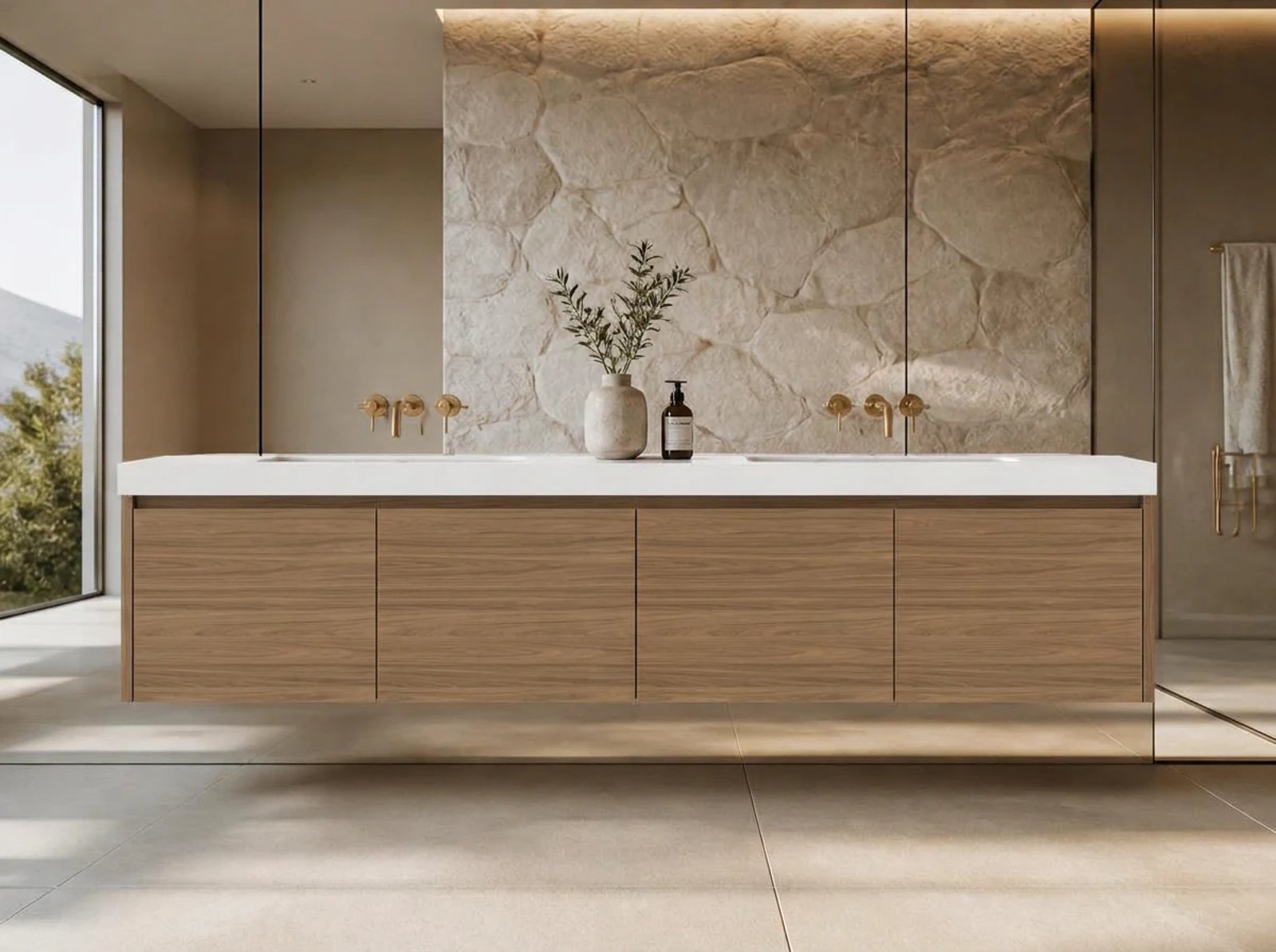 Corsica Floating Vanity Double Sink thumbnail