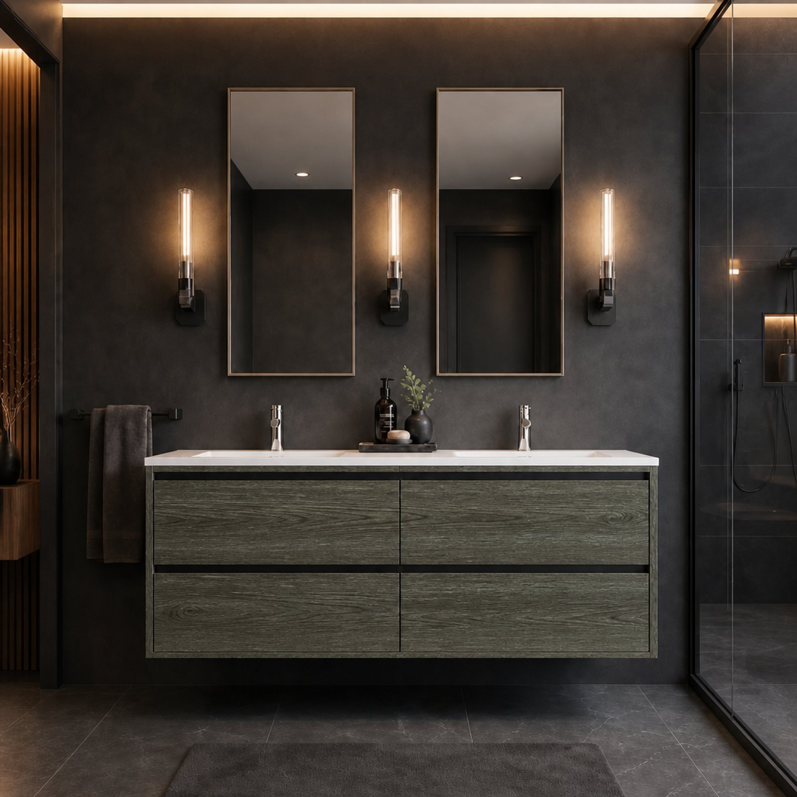 Siena Floating Vanity Double Sink thumbnail