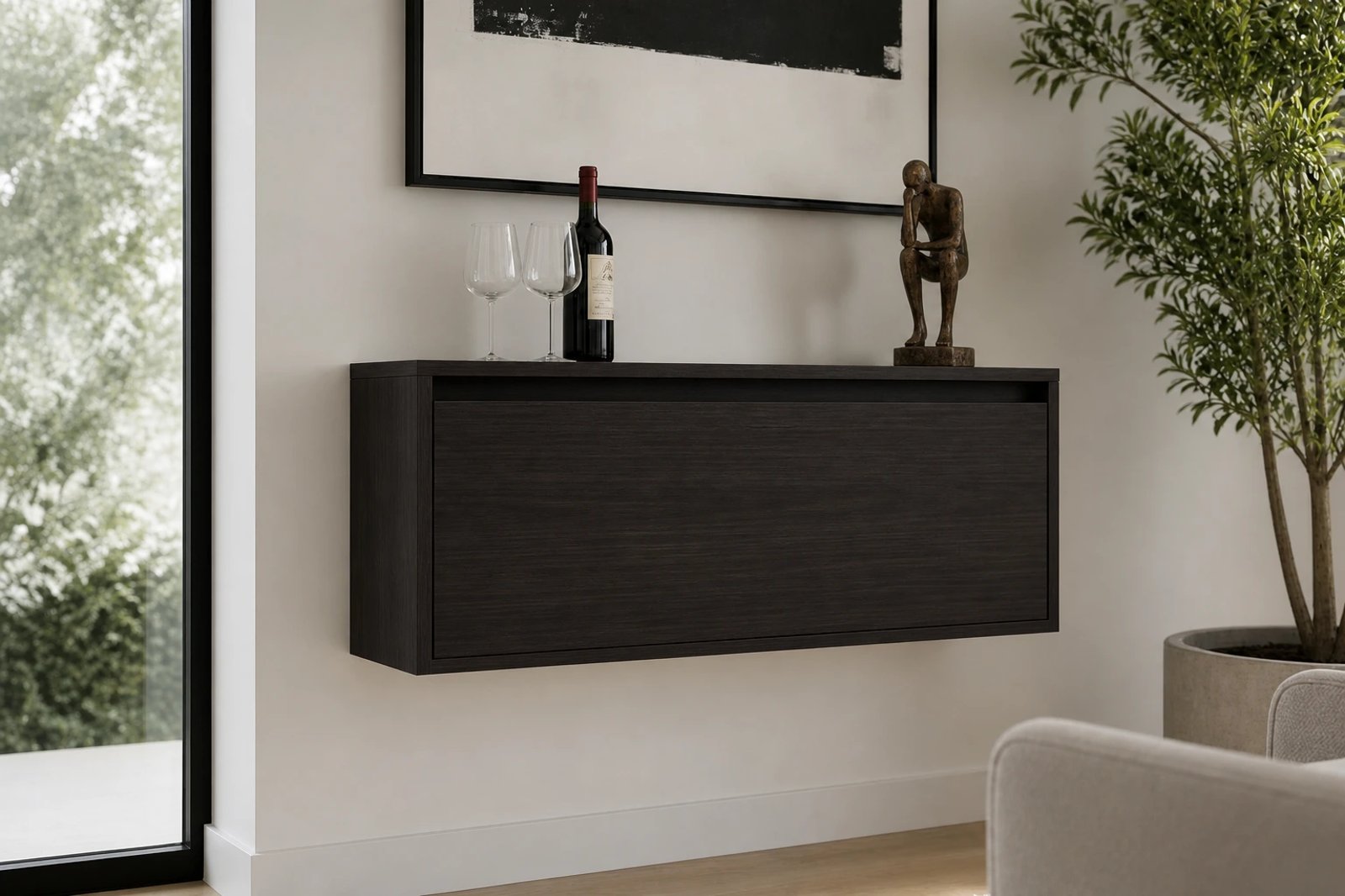 Siena Floating Bar Cabinet thumbnail