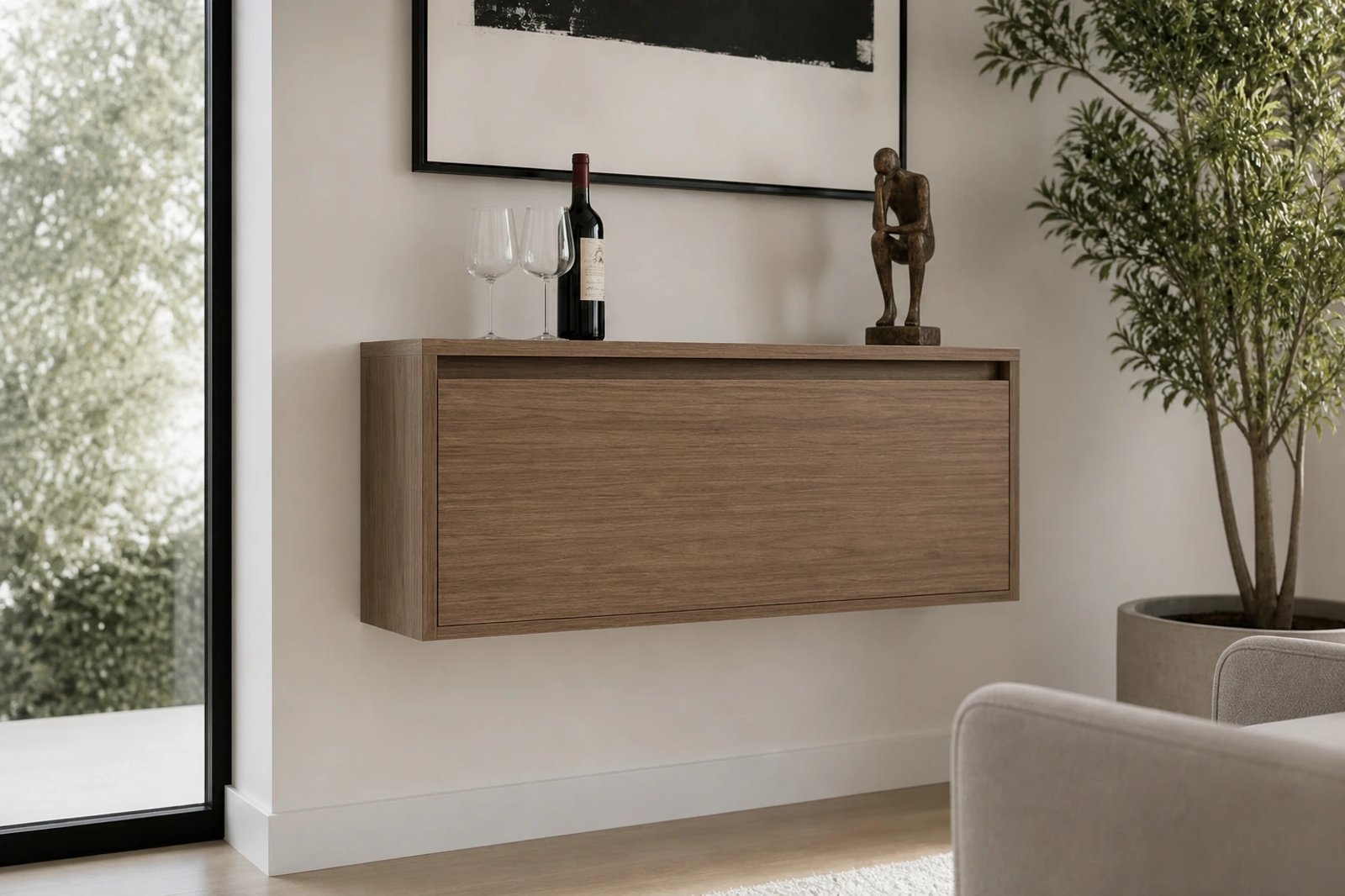 Siena Floating Bar Cabinet thumbnail