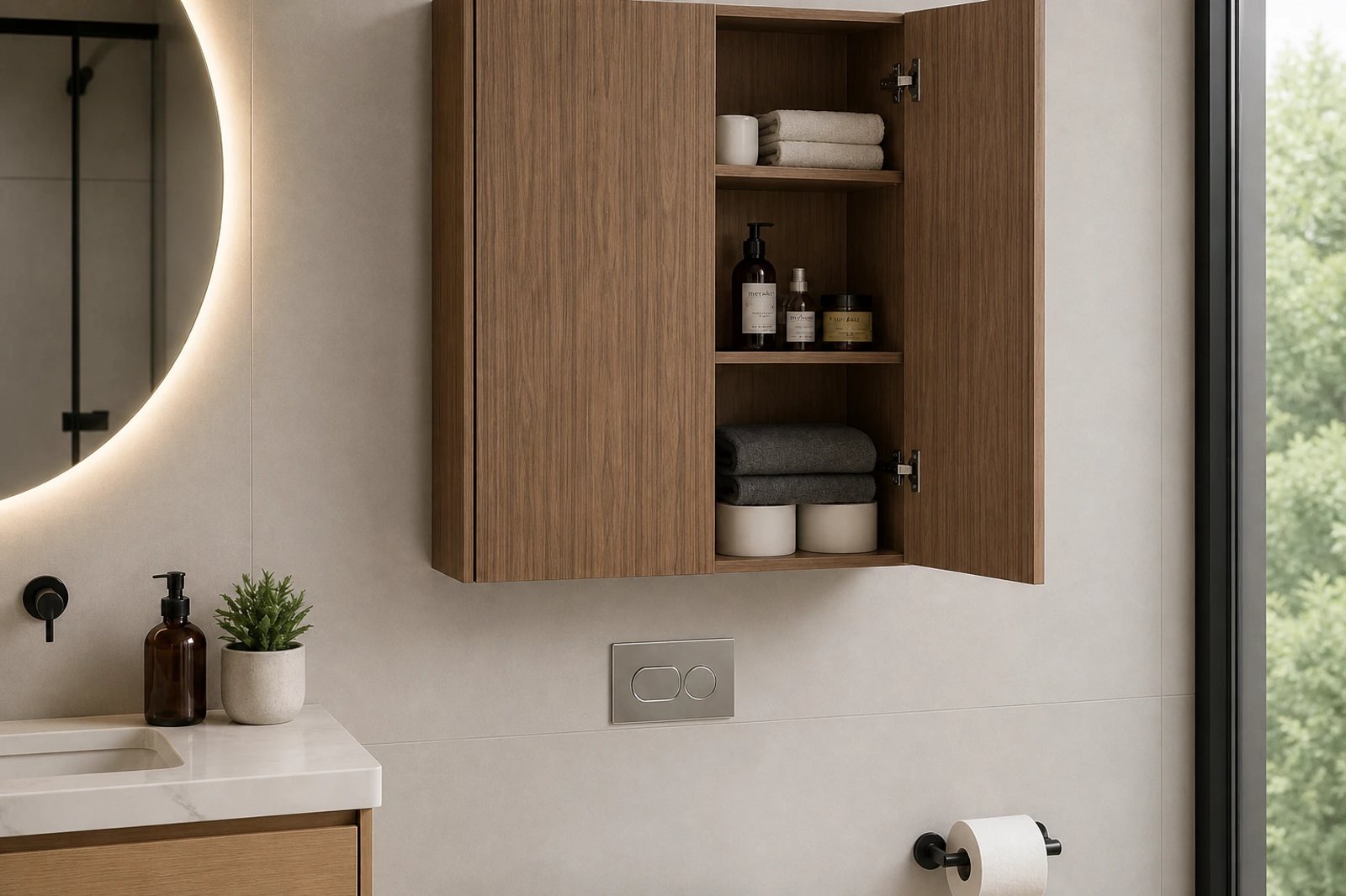 Siena Floating Bathroom Wall Cabinet
