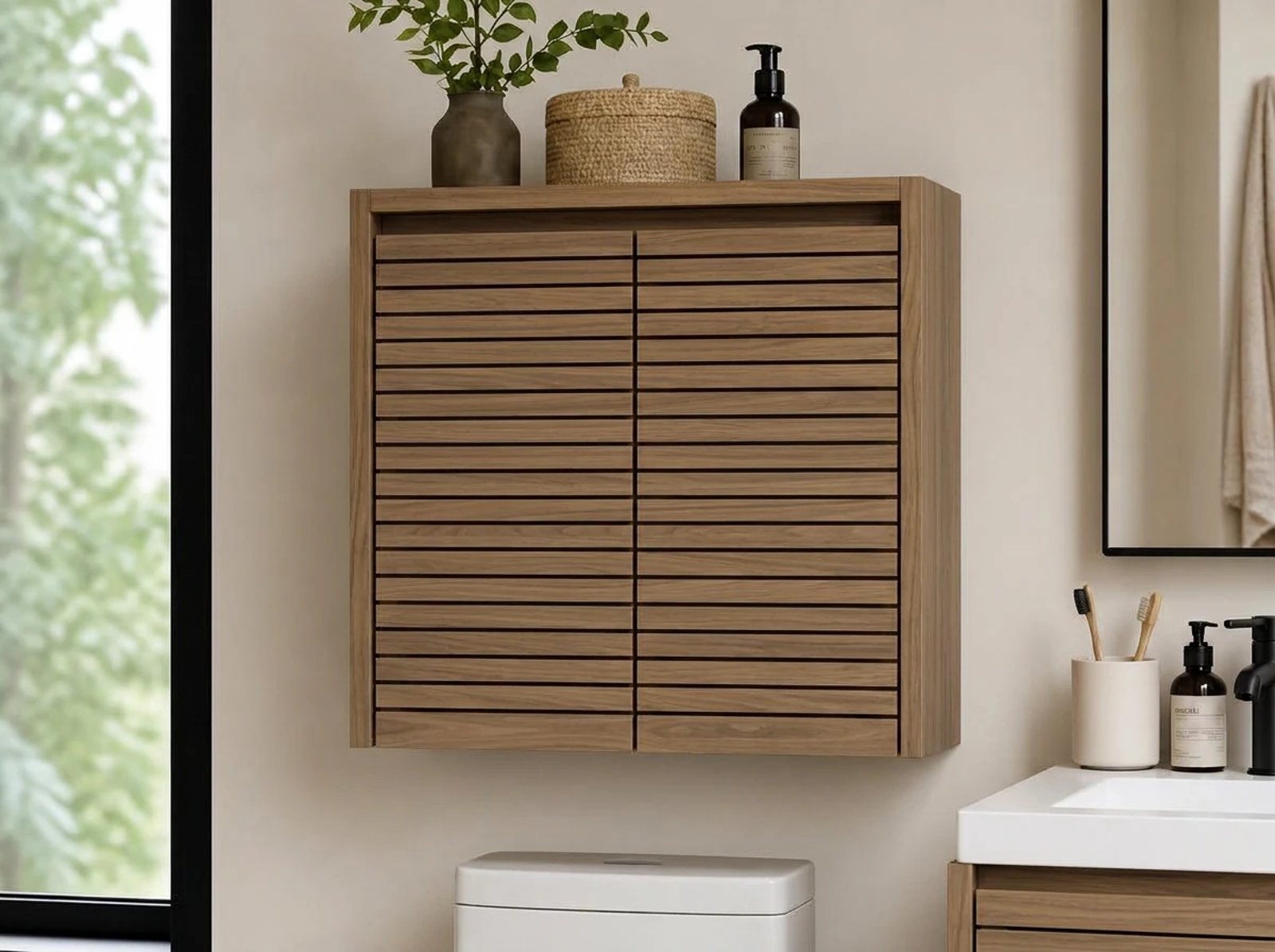 Bergen Floating Bathroom Wall Cabinet thumbnail