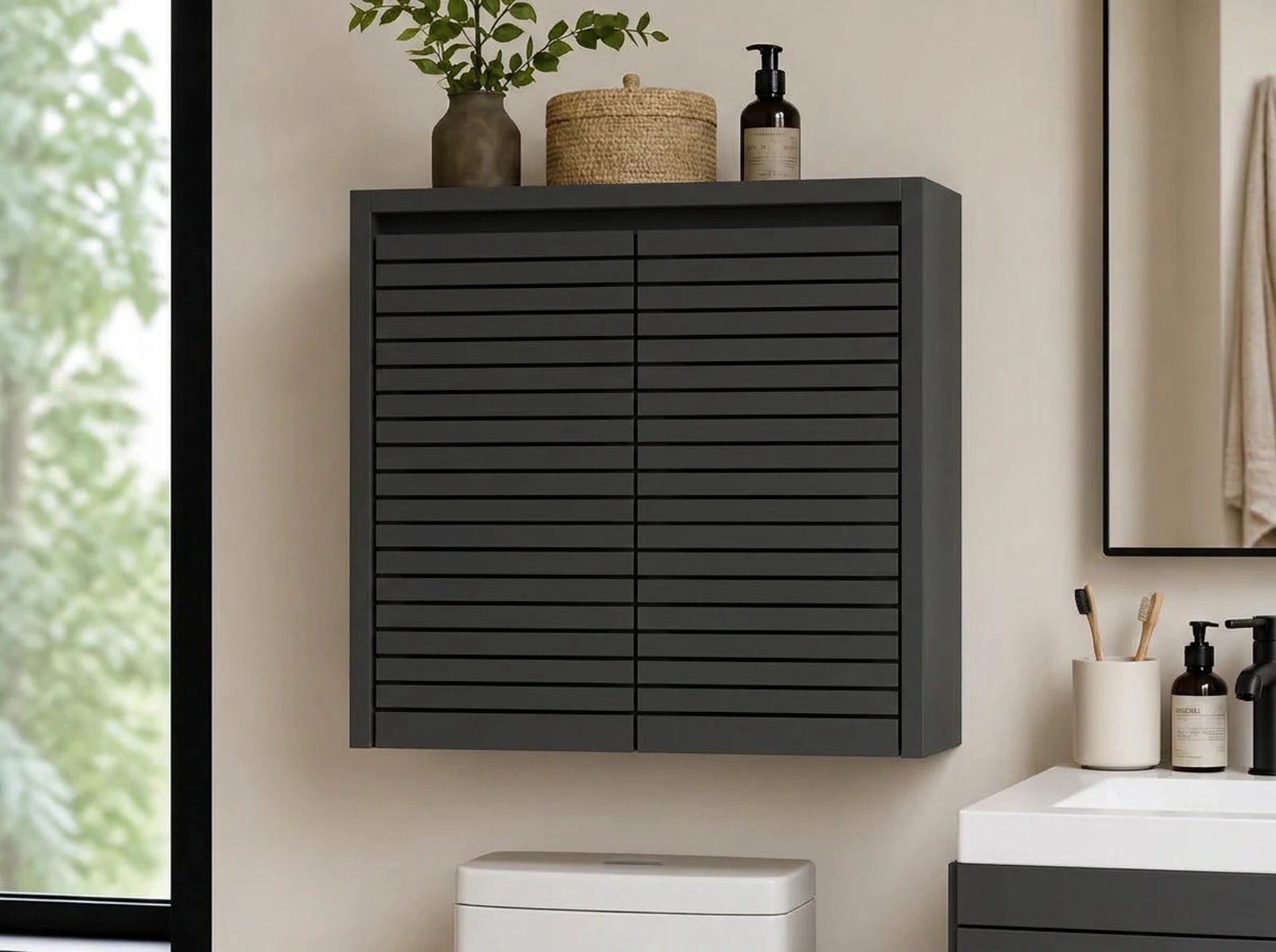 Bergen Floating Bathroom Wall Cabinet thumbnail