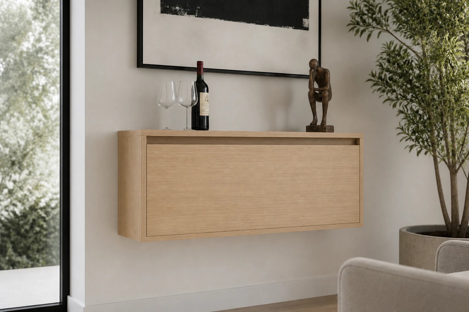 Siena Floating Bar Cabinet thumbnail