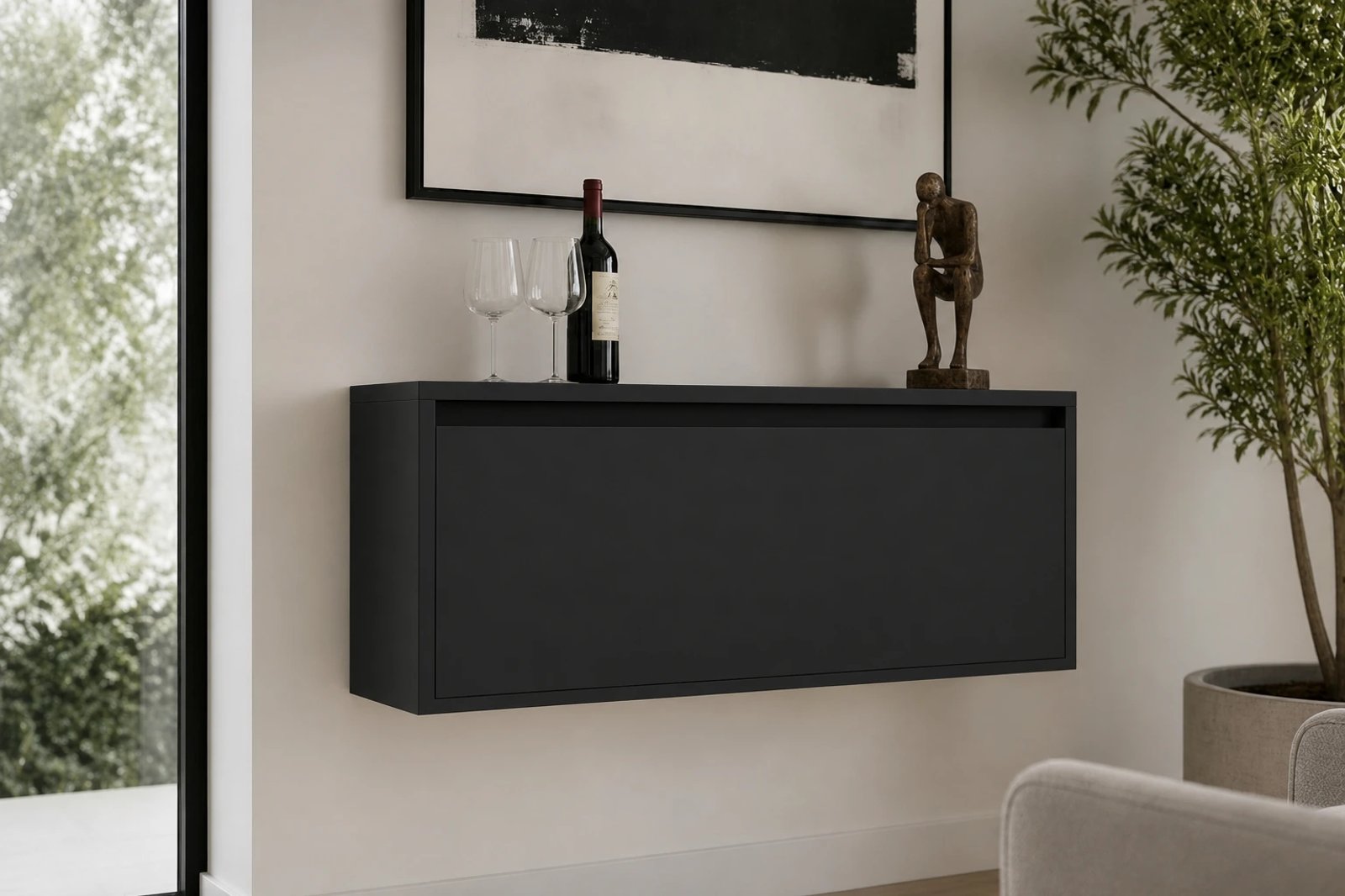 Siena Floating Bar Cabinet thumbnail