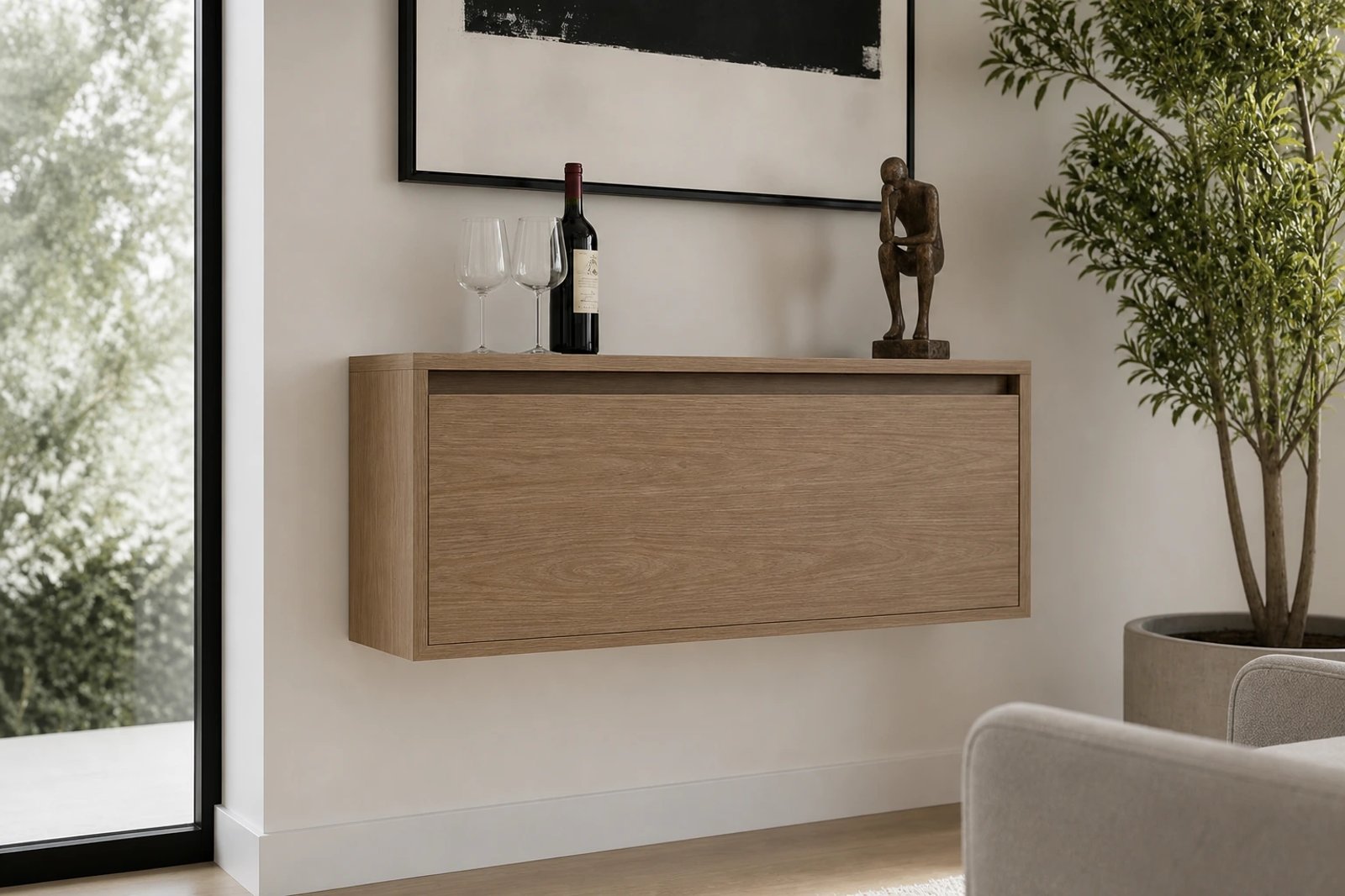 Siena Floating Bar Cabinet thumbnail