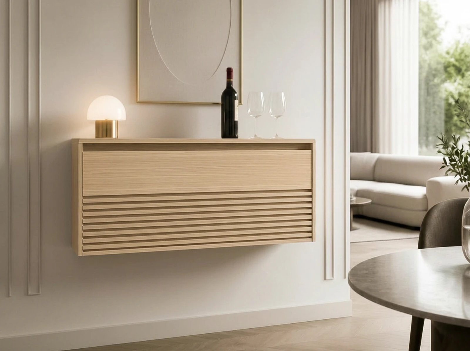 Bergen Floating Bar Cabinet thumbnail