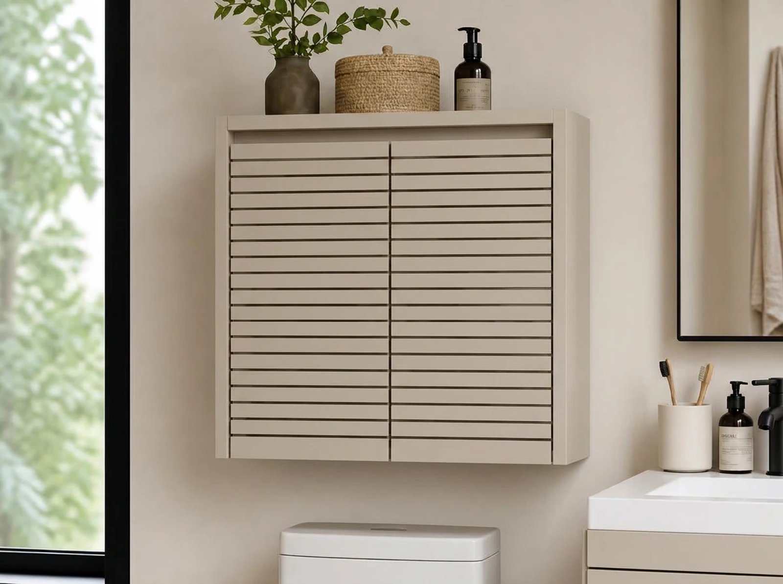 Bergen Floating Bathroom Wall Cabinet thumbnail